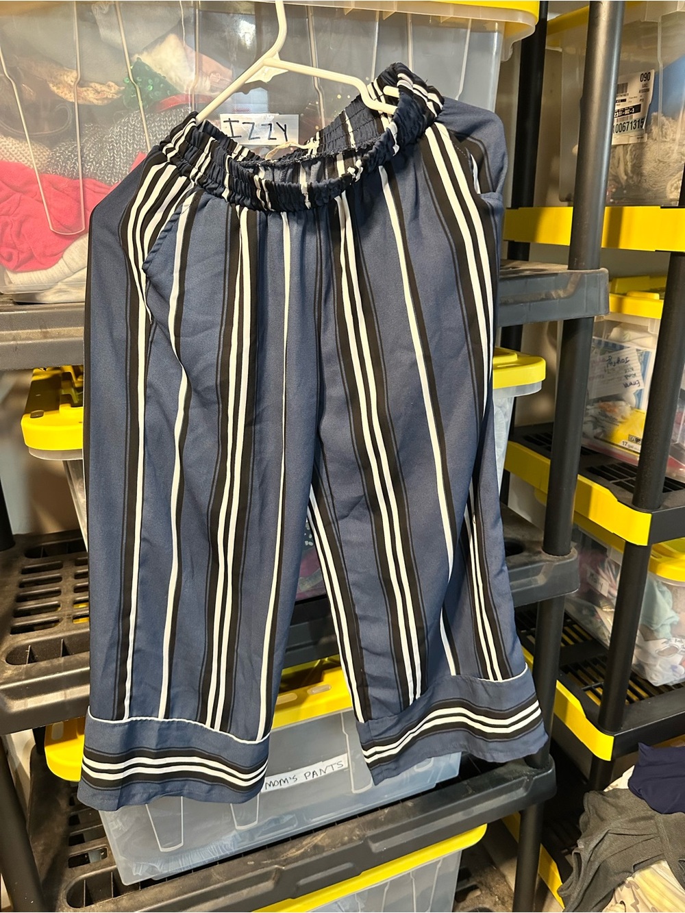Hot Kiss Striped Wide Leg Culotte Pants – Size S